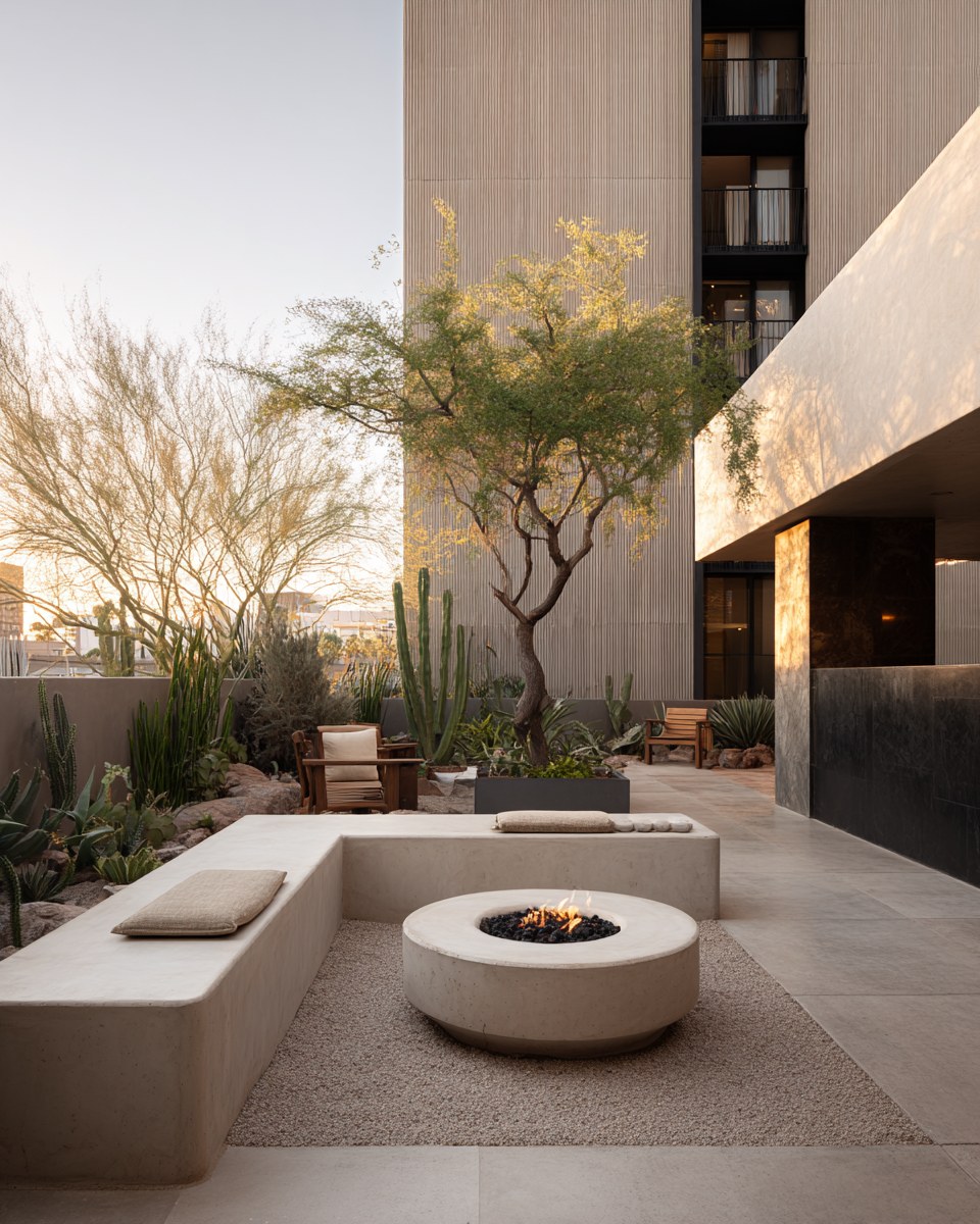The residents' garden — design study
