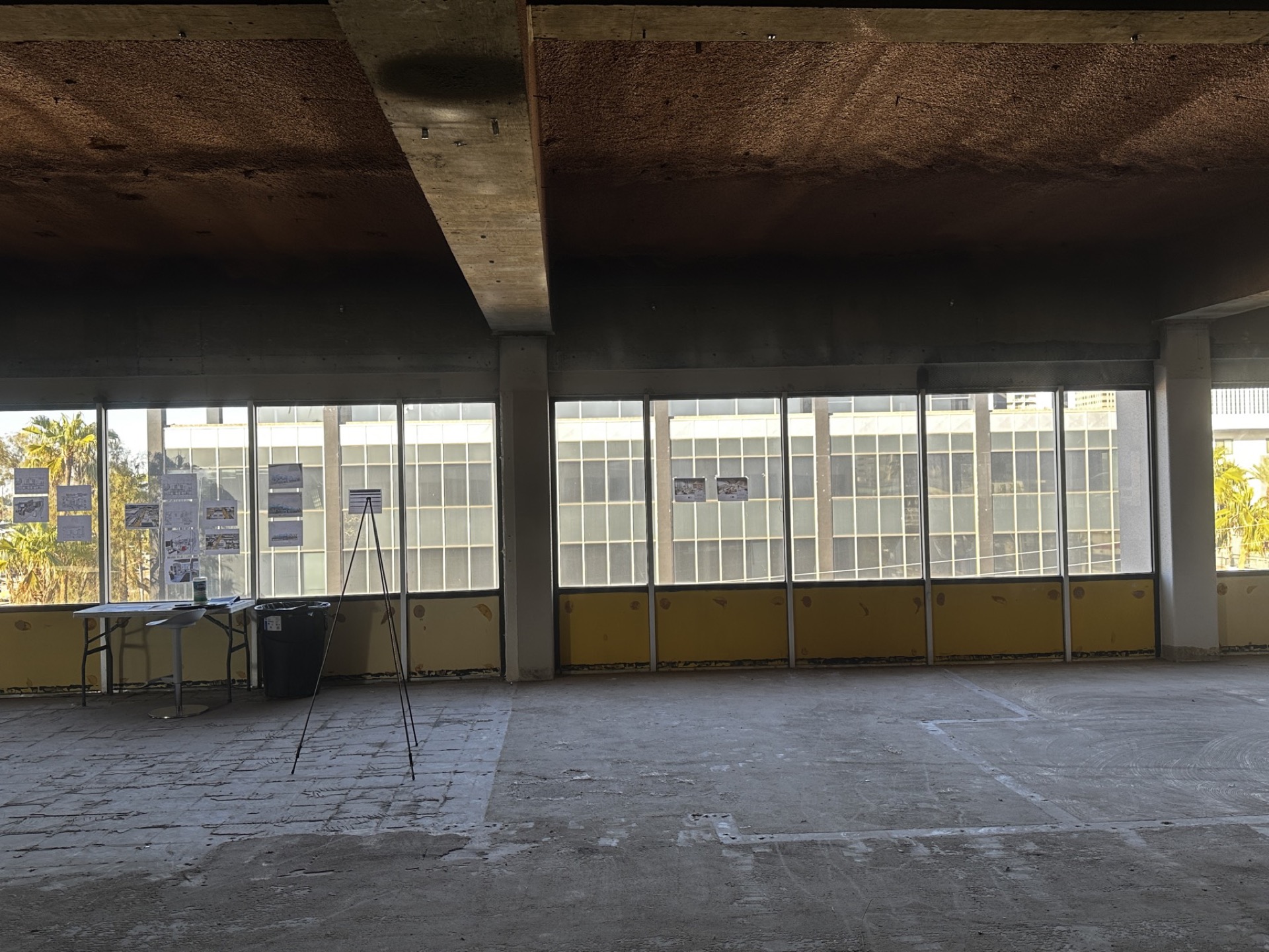 Original 1971 structure · the glass line