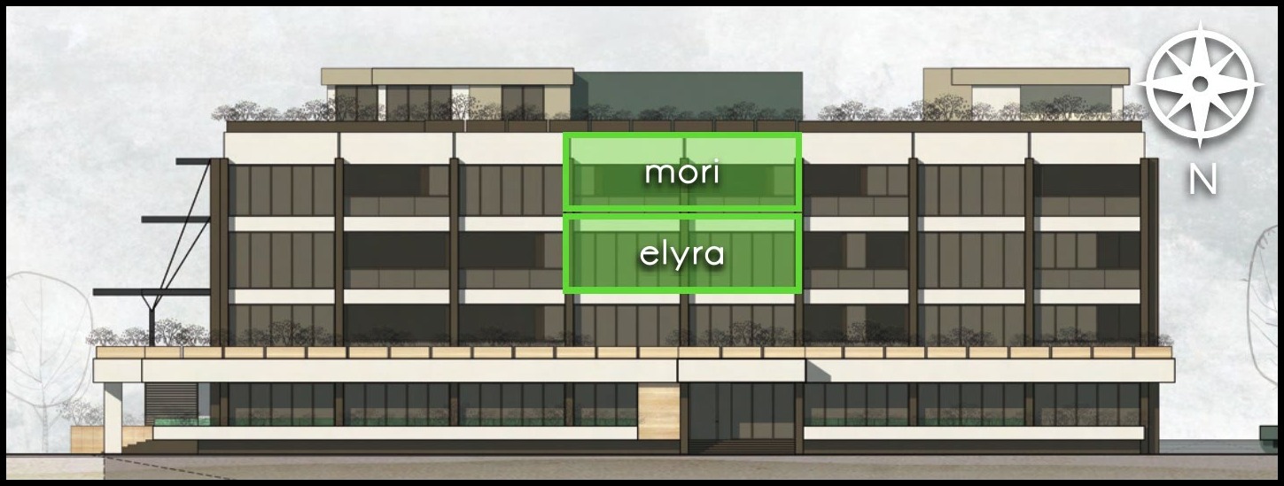 elyra highlighted on the elevation design study