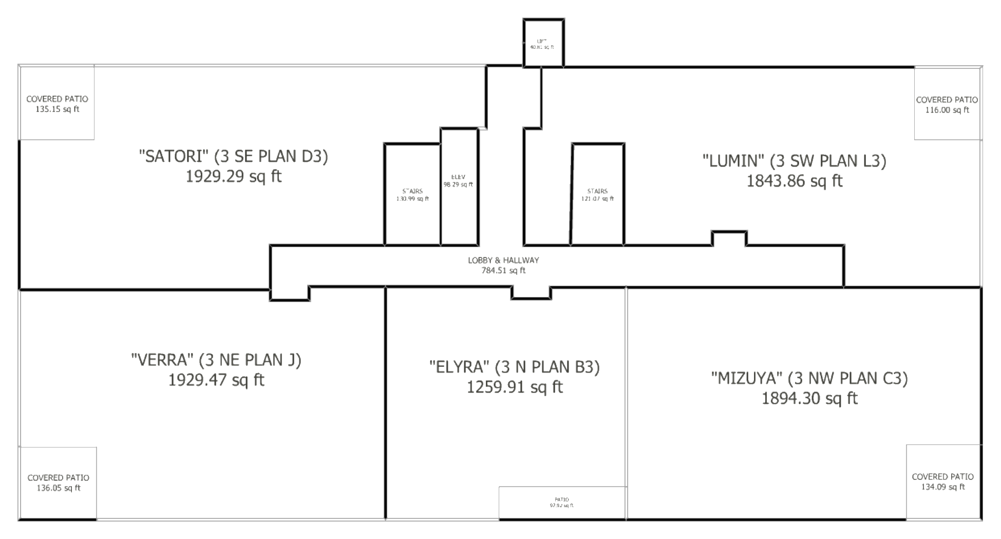 Level Three floor plate — lumin